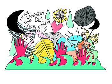 Illustration viser mentalt rod